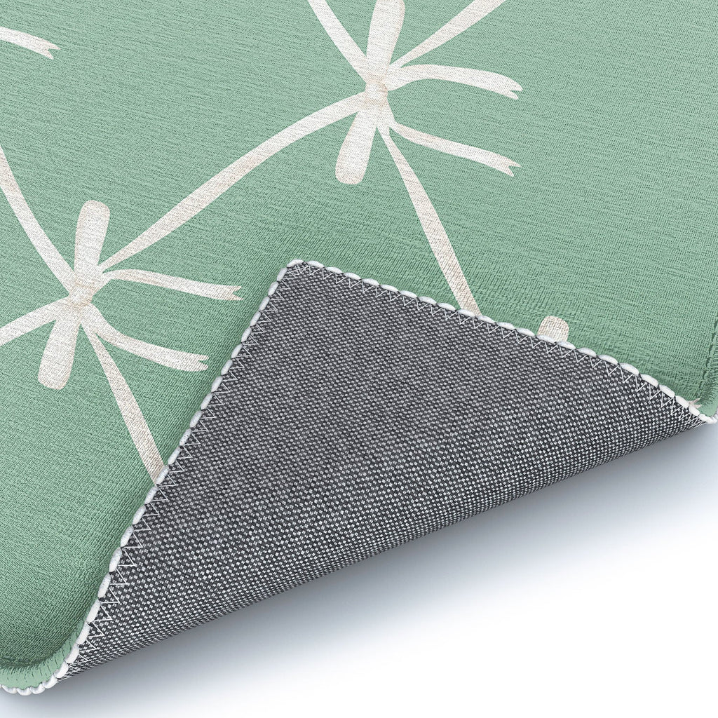 Colour Poems Bows and Ribbons Green Area Rug