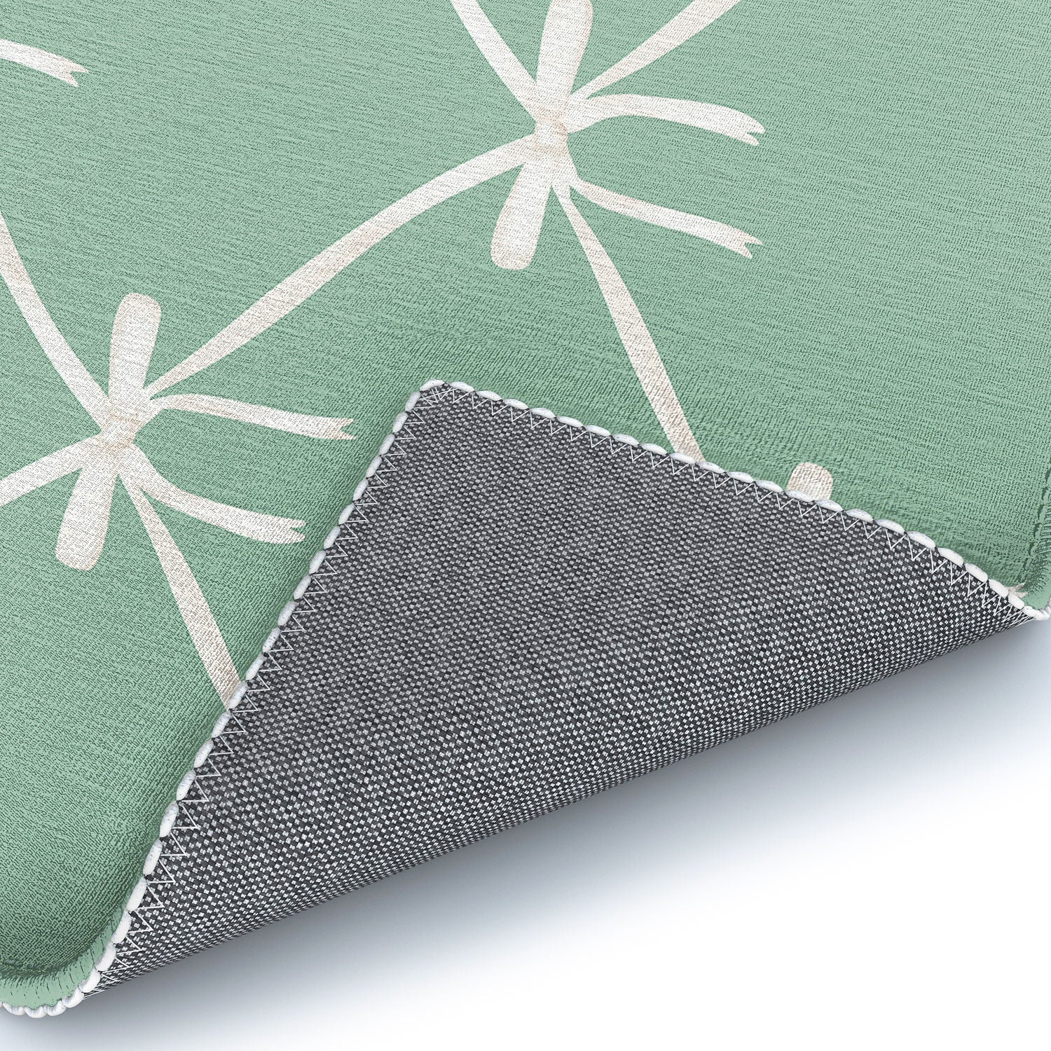 Colour Poems Bows and Ribbons Green Area Rug