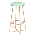 Colour Poems Bows and Ribbons Green Bar Stool