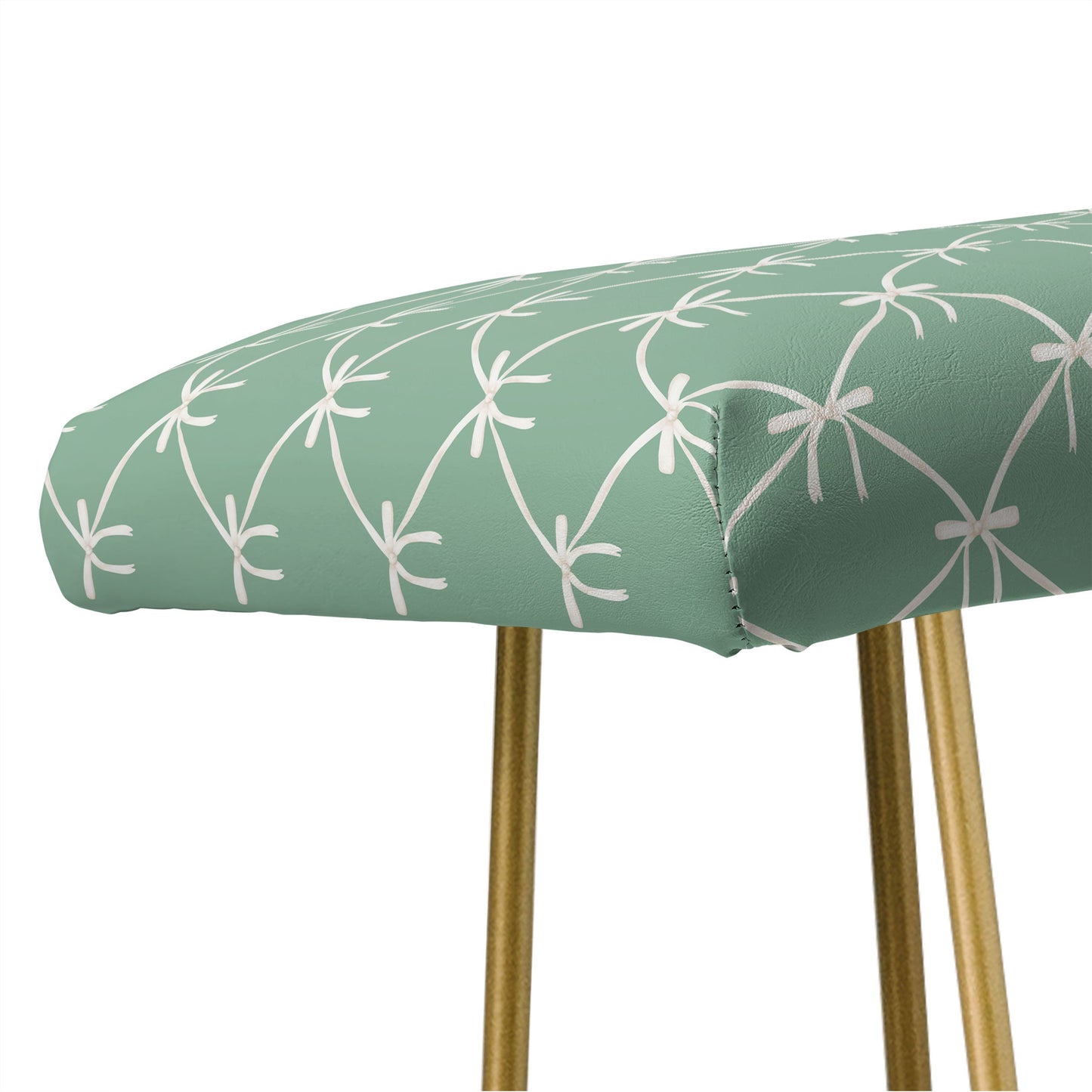 Colour Poems Bows and Ribbons Green Bench
