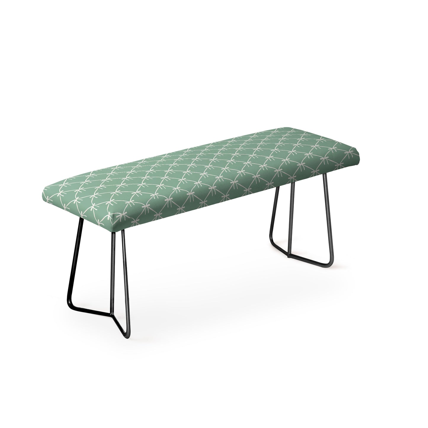 Colour Poems Bows and Ribbons Green Bench
