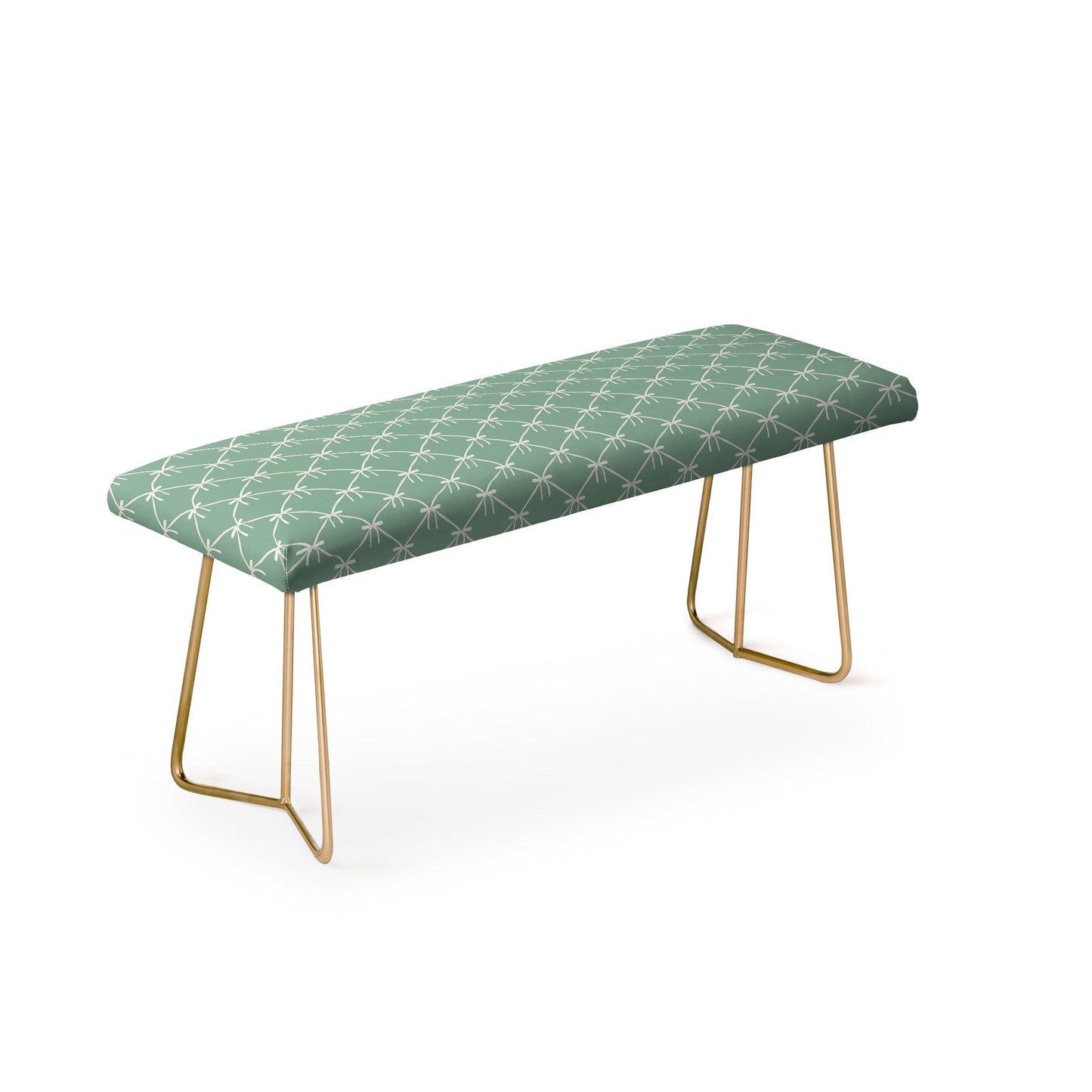Colour Poems Bows and Ribbons Green Bench