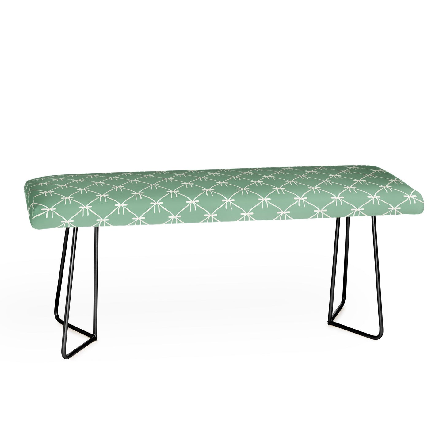 Colour Poems Bows and Ribbons Green Bench