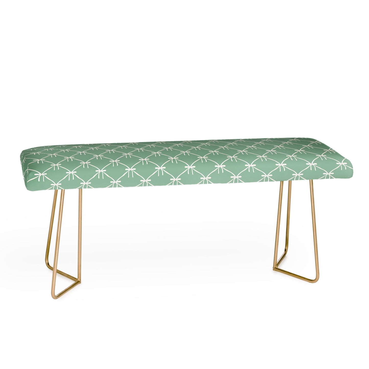 Colour Poems Bows and Ribbons Green Bench