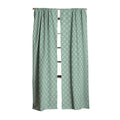 Colour Poems Bows and Ribbons Green Blackout Window Curtain