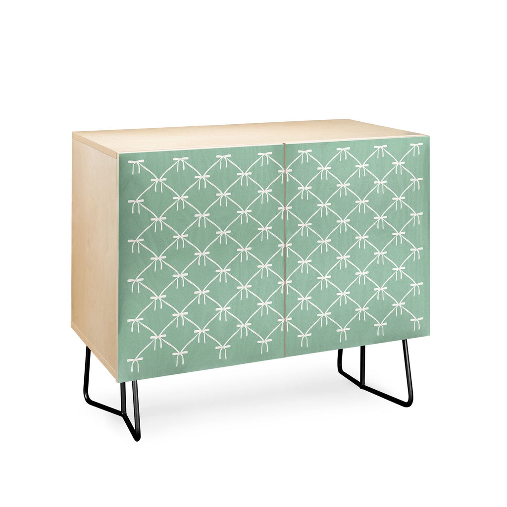 Colour Poems Bows and Ribbons Green Credenza