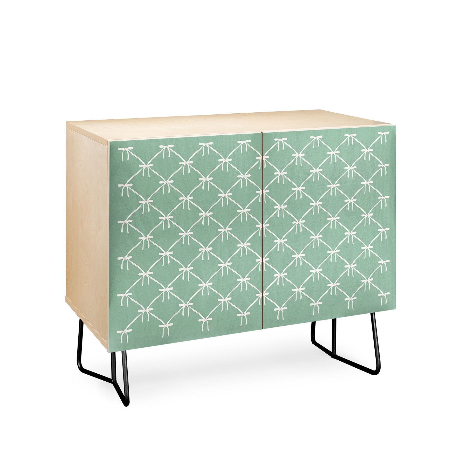 Colour Poems Bows and Ribbons Green Credenza
