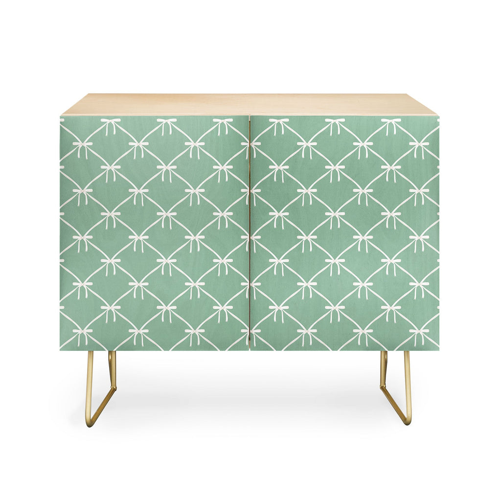 Colour Poems Bows and Ribbons Green Credenza