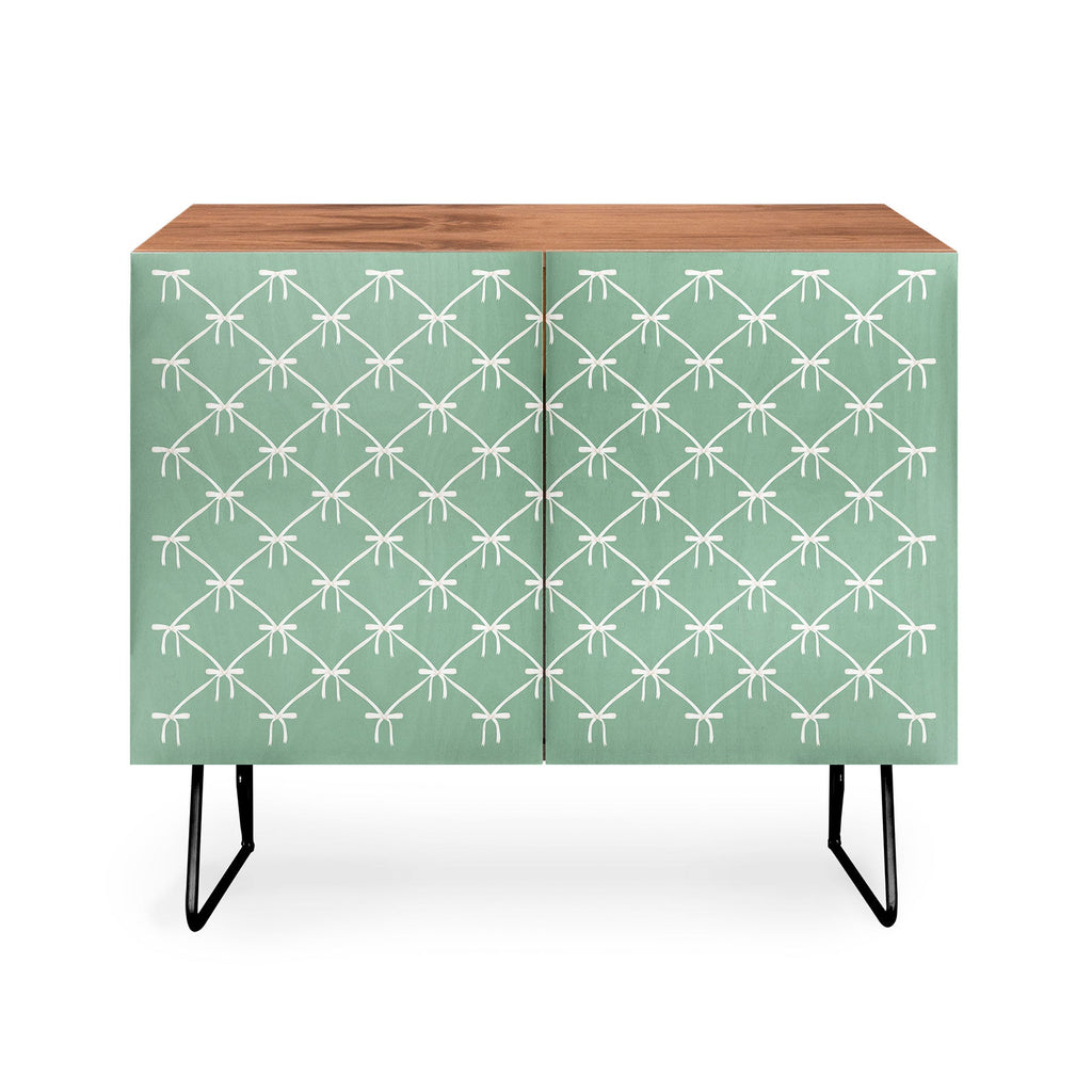Colour Poems Bows and Ribbons Green Credenza