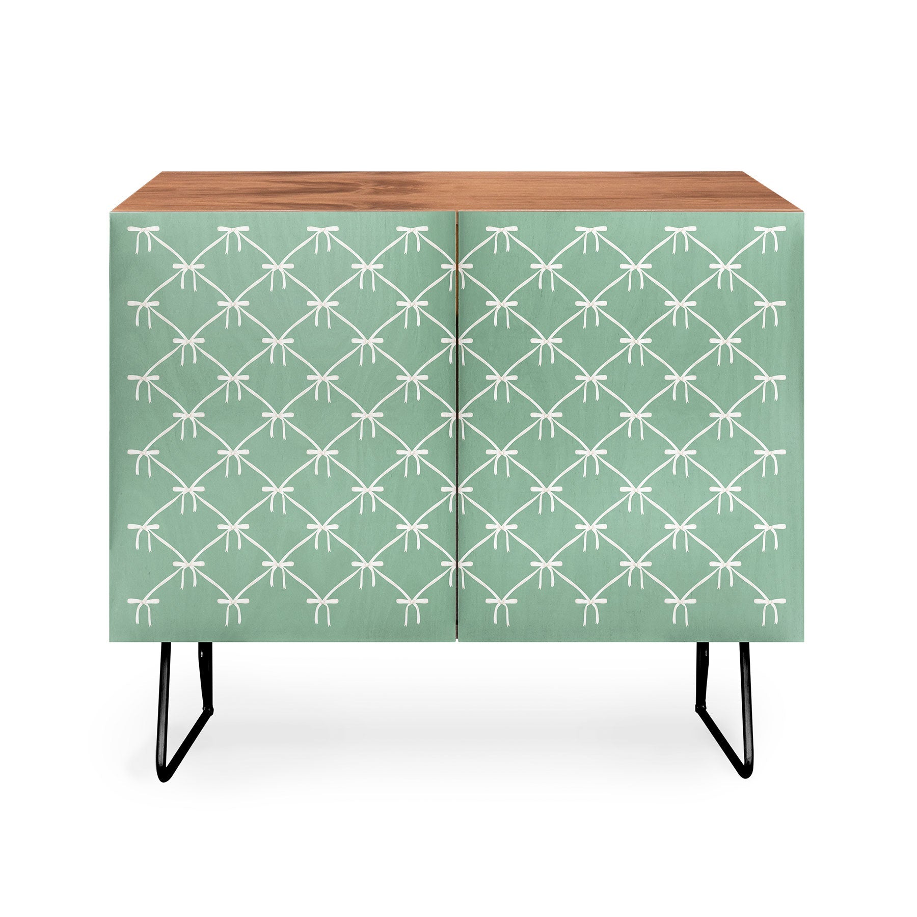 Colour Poems Bows and Ribbons Green Credenza