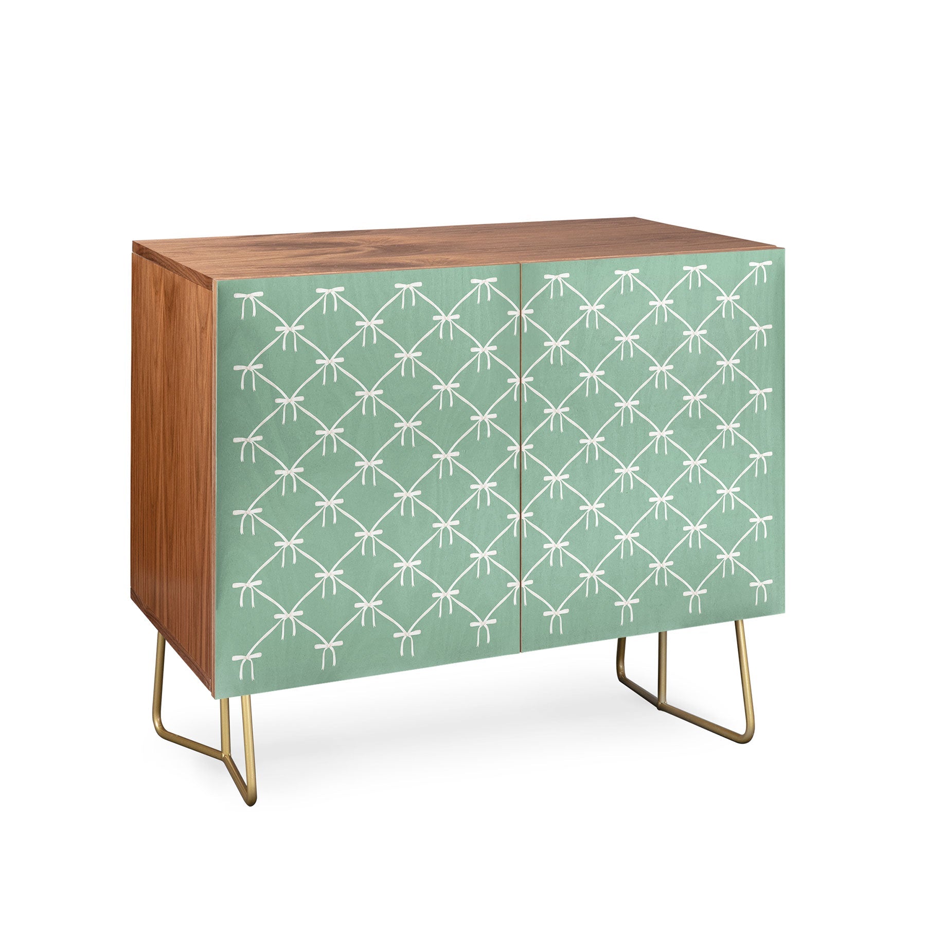 Colour Poems Bows and Ribbons Green Credenza