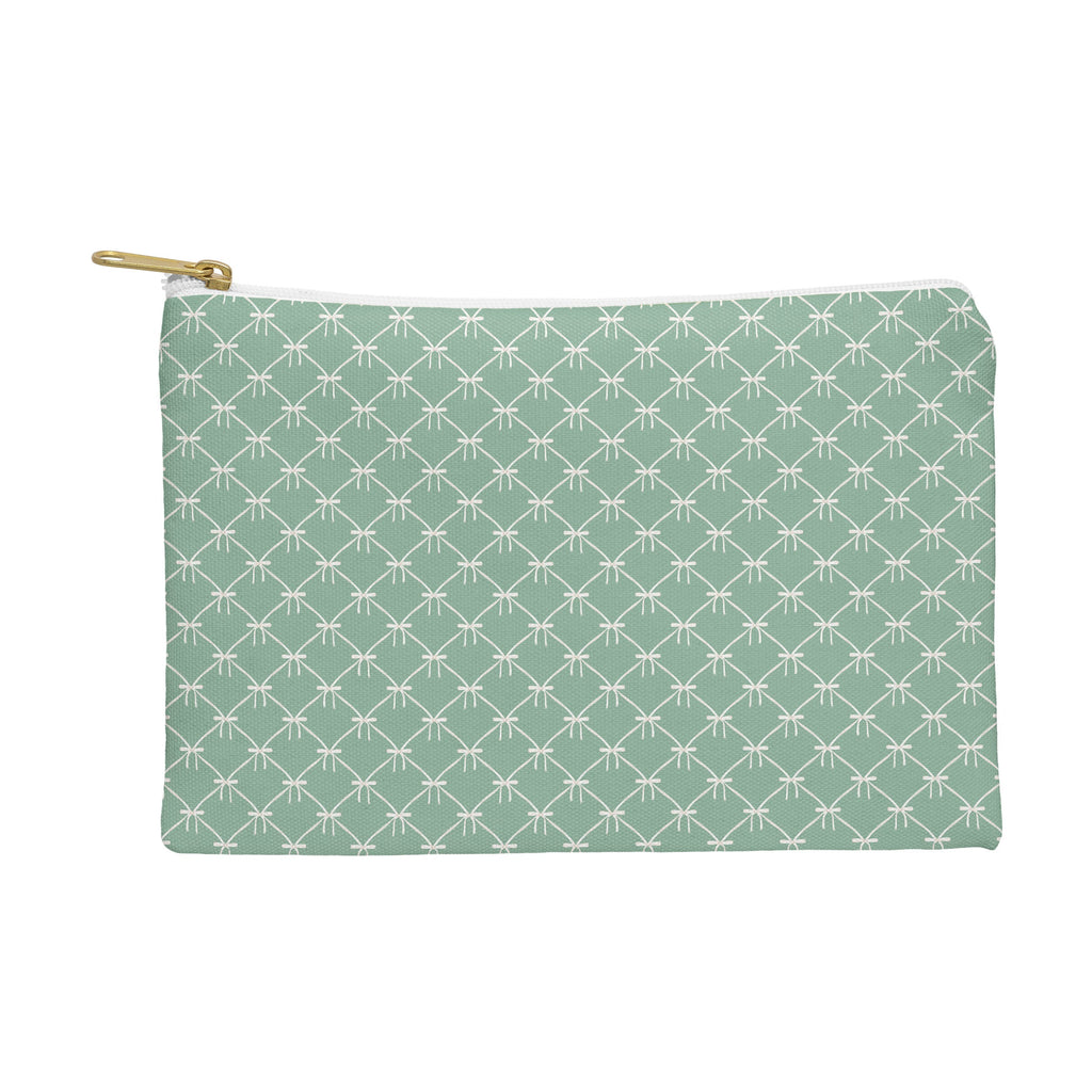 Colour Poems Bows and Ribbons Green Pouch