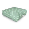 Colour Poems Bows and Ribbons Green Outdoor Floor Cushion