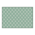 Colour Poems Bows and Ribbons Green Outdoor Rug