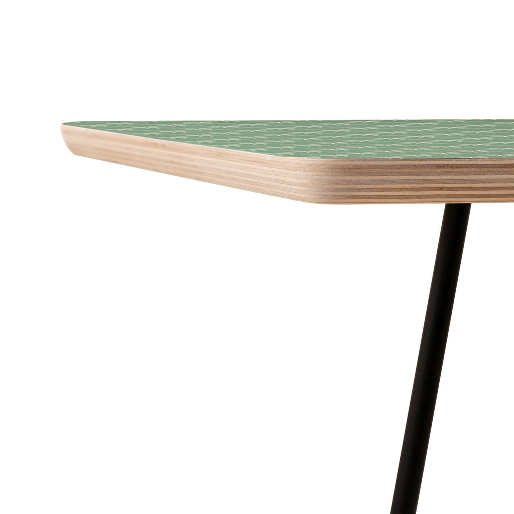 Colour Poems Bows and Ribbons Green Side Table