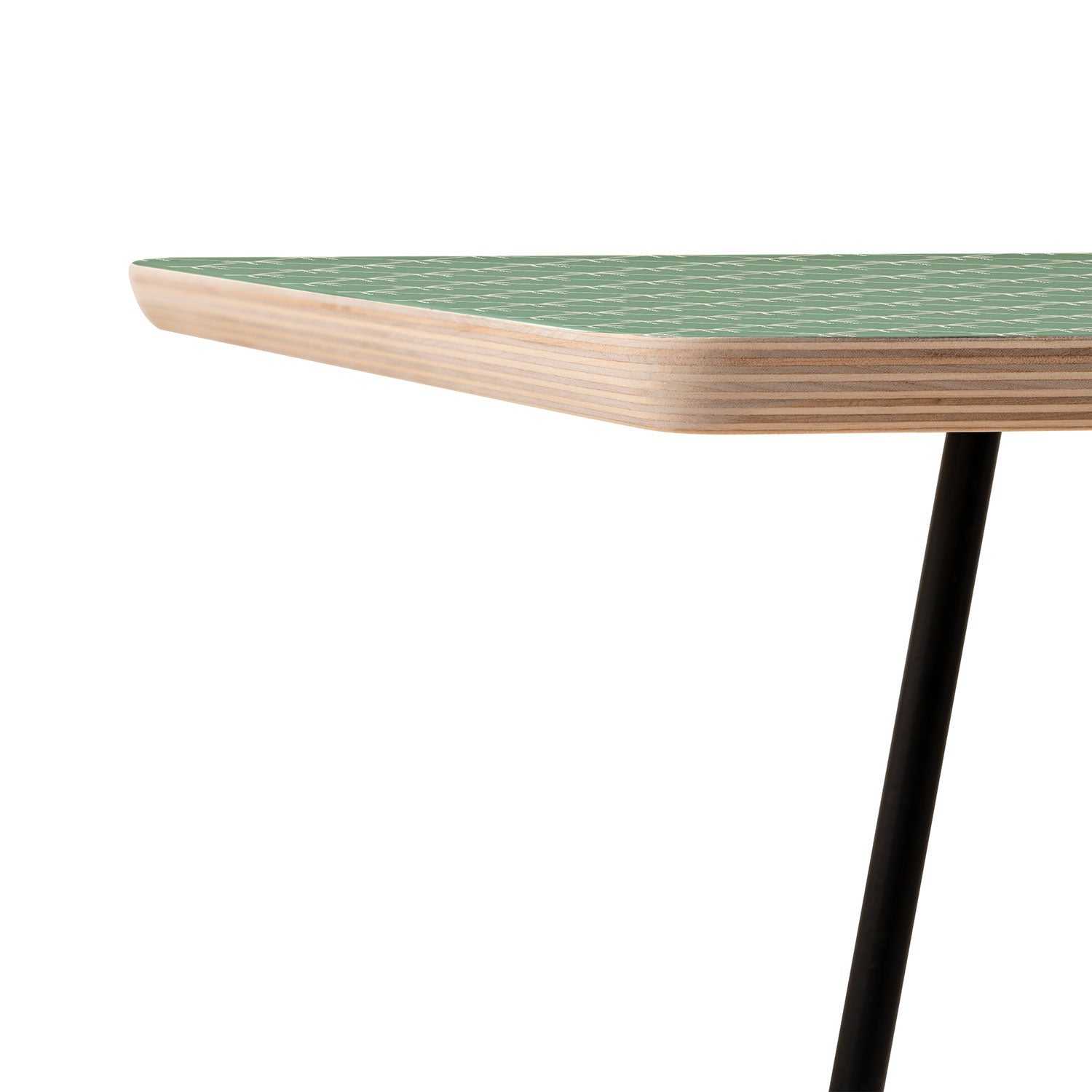 Colour Poems Bows and Ribbons Green Side Table
