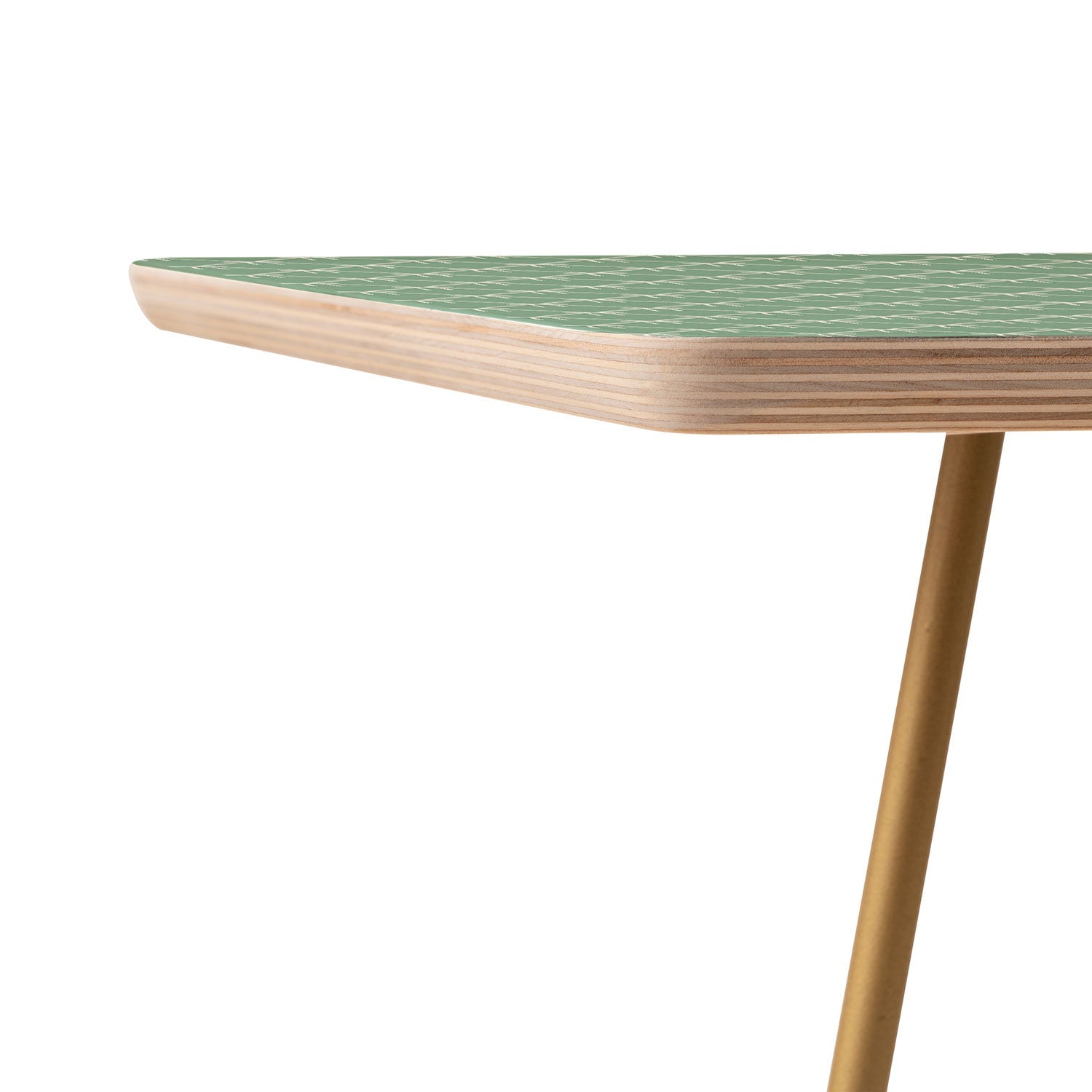 Colour Poems Bows and Ribbons Green Side Table