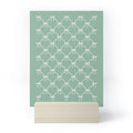 Colour Poems Bows and Ribbons Green Mini Art Print