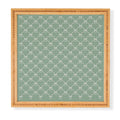 Colour Poems Bows and Ribbons Green Framed Wall Art