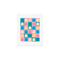 Colour Poems Checker Arches I Pastel Tones Art Print