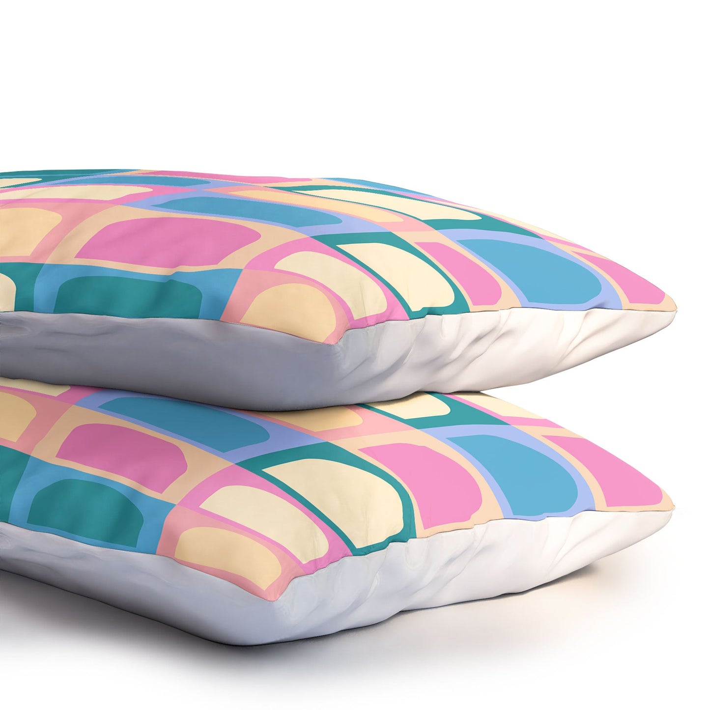 Colour Poems Checker Arches I Pastel Tones Pillow Shams