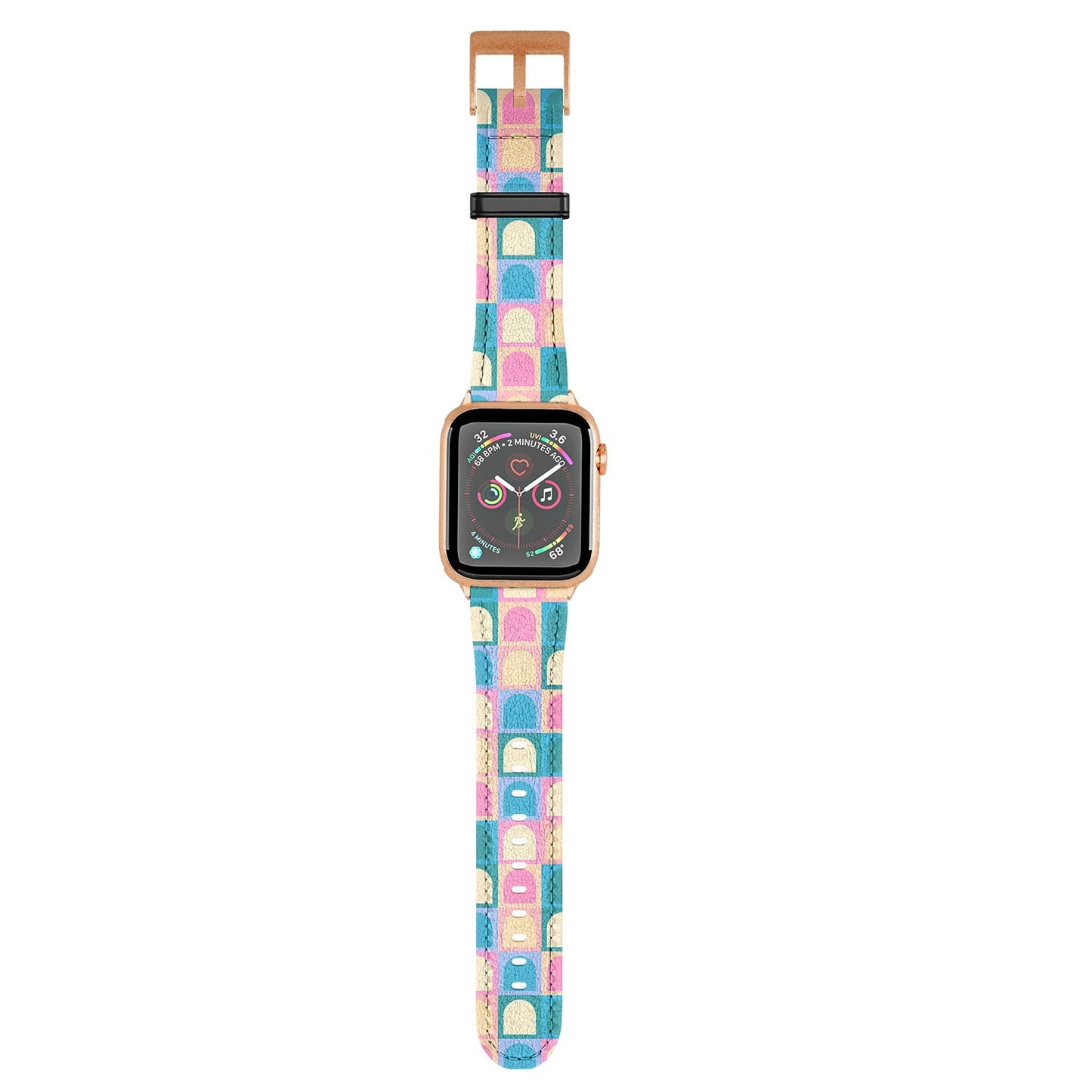 Colour Poems Checker Arches I Pastel Tones Apple Watch Band
