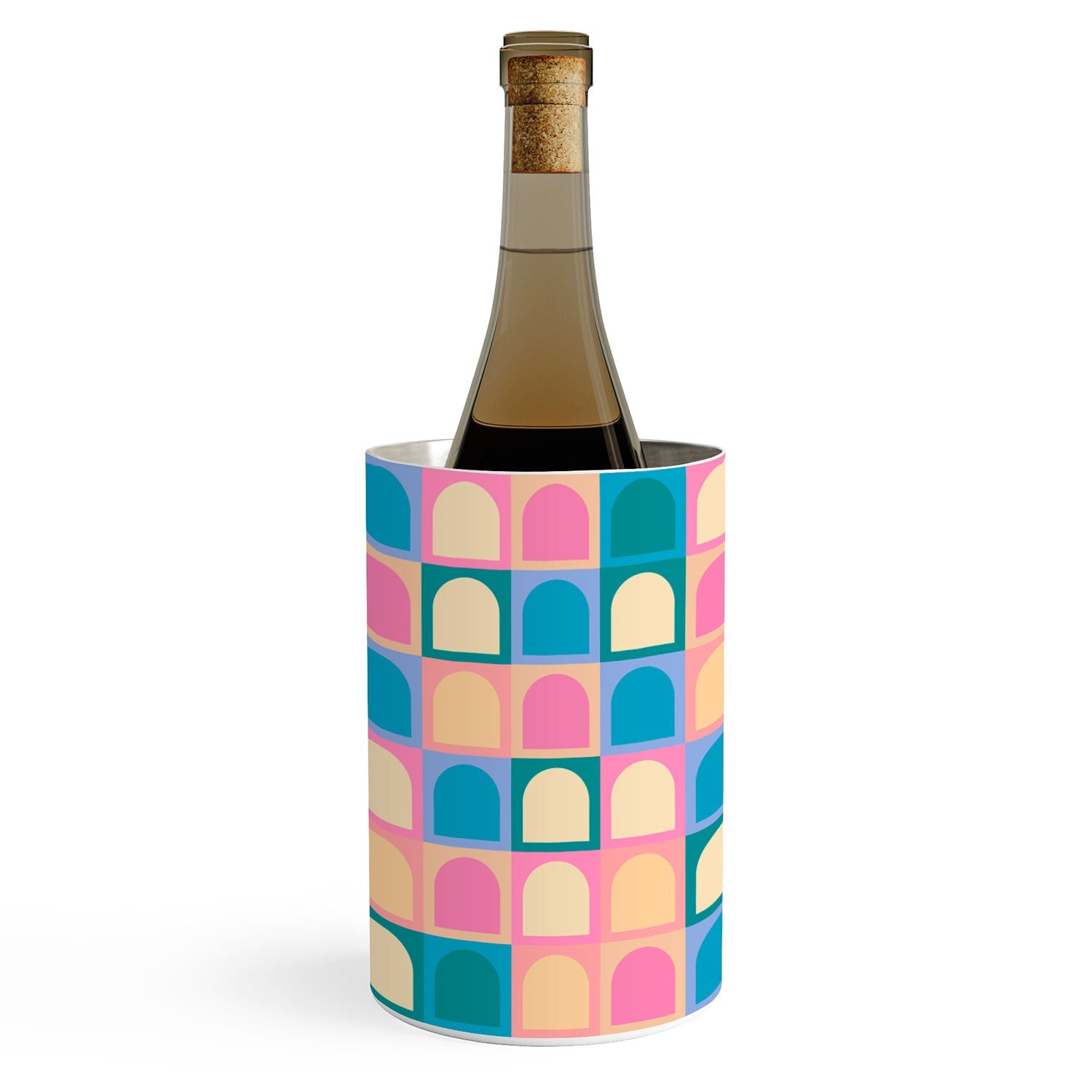 Colour Poems Checker Arches I Pastel Tones Wine Chiller
