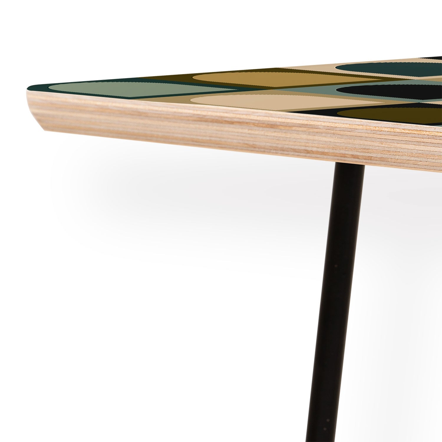 Colour Poems Checker Arches II Earthy Tones Coffee Table