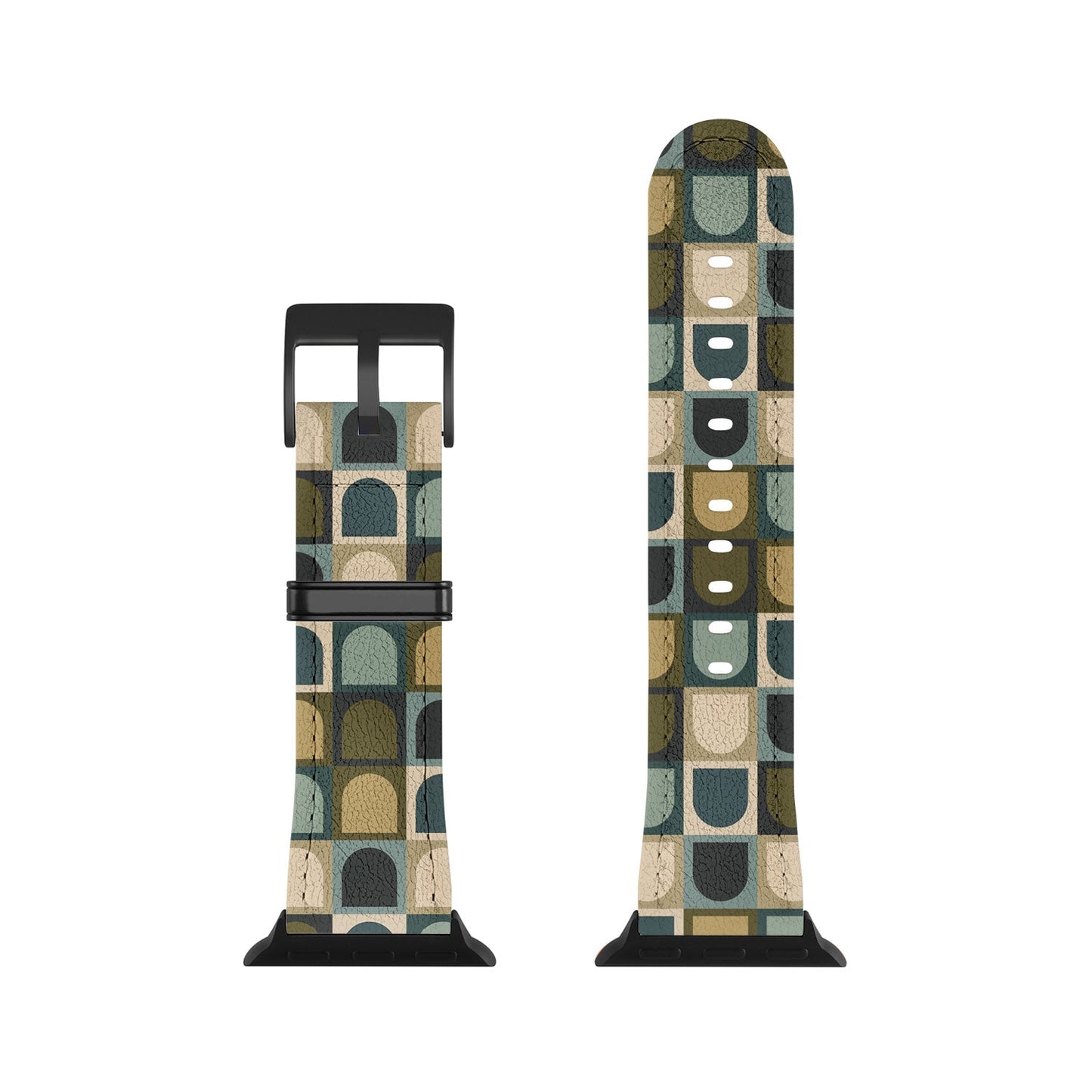 Colour Poems Checker Arches II Earthy Tones Apple Watch Band