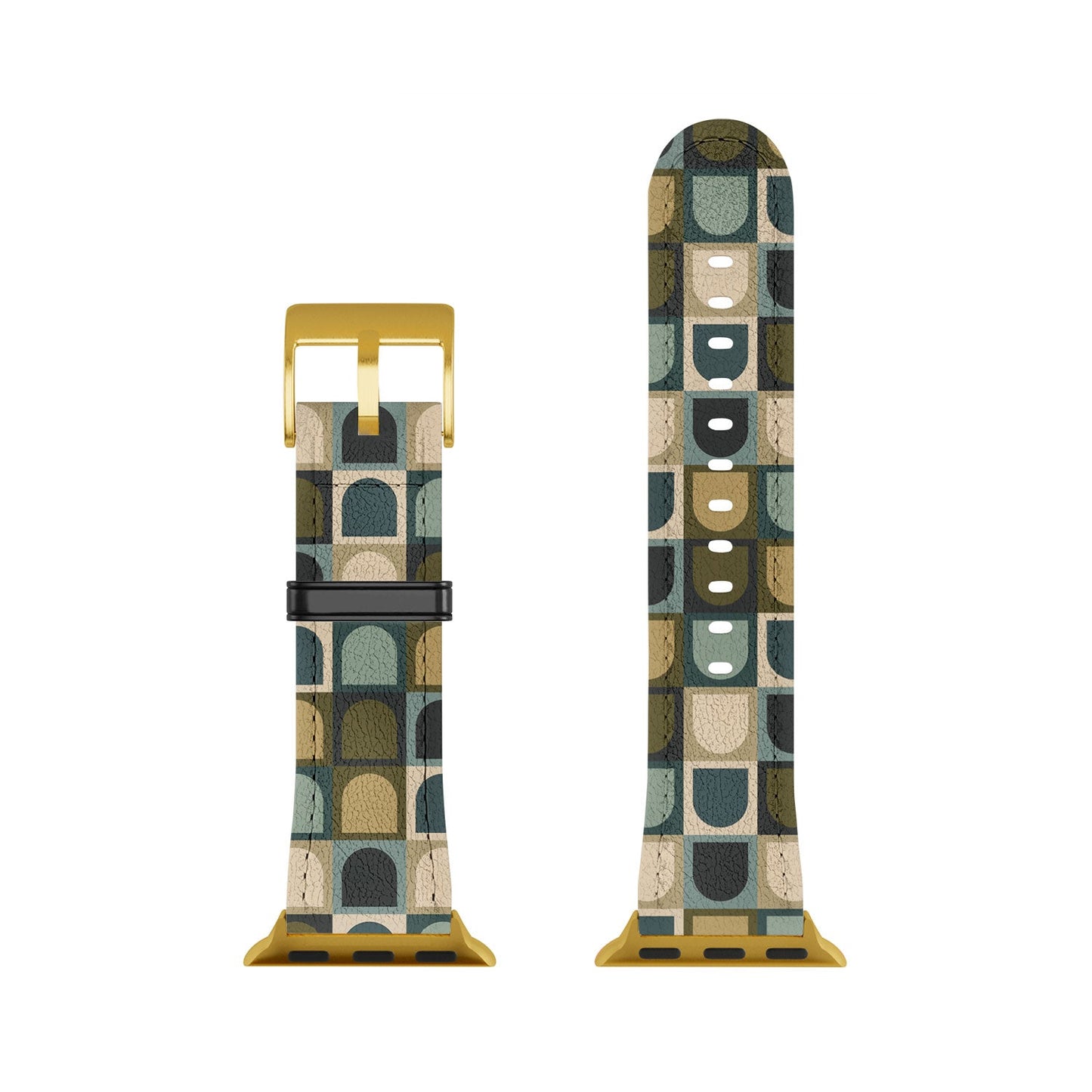 Colour Poems Checker Arches II Earthy Tones Apple Watch Band