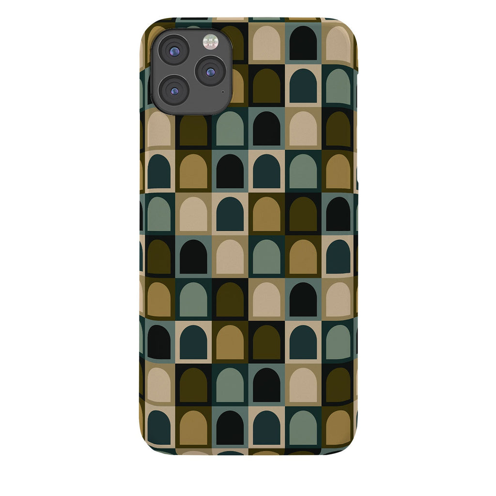 Colour Poems Checker Arches II Earthy Tones Phone Case