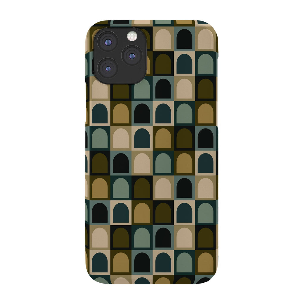 Colour Poems Checker Arches II Earthy Tones Phone Case