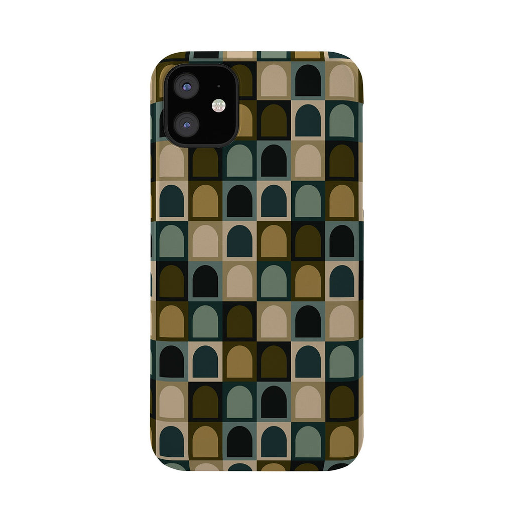 Colour Poems Checker Arches II Earthy Tones Phone Case