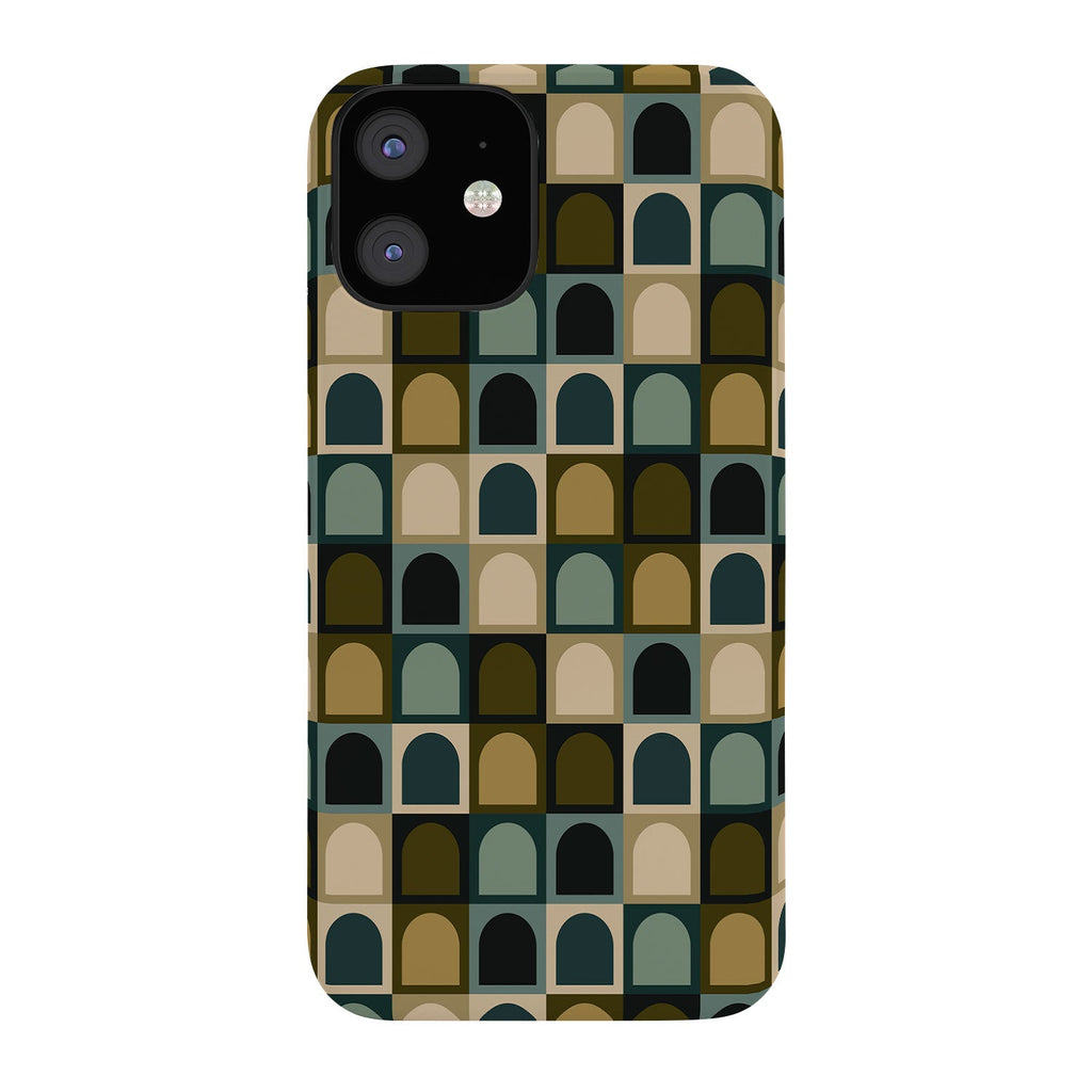 Colour Poems Checker Arches II Earthy Tones Phone Case
