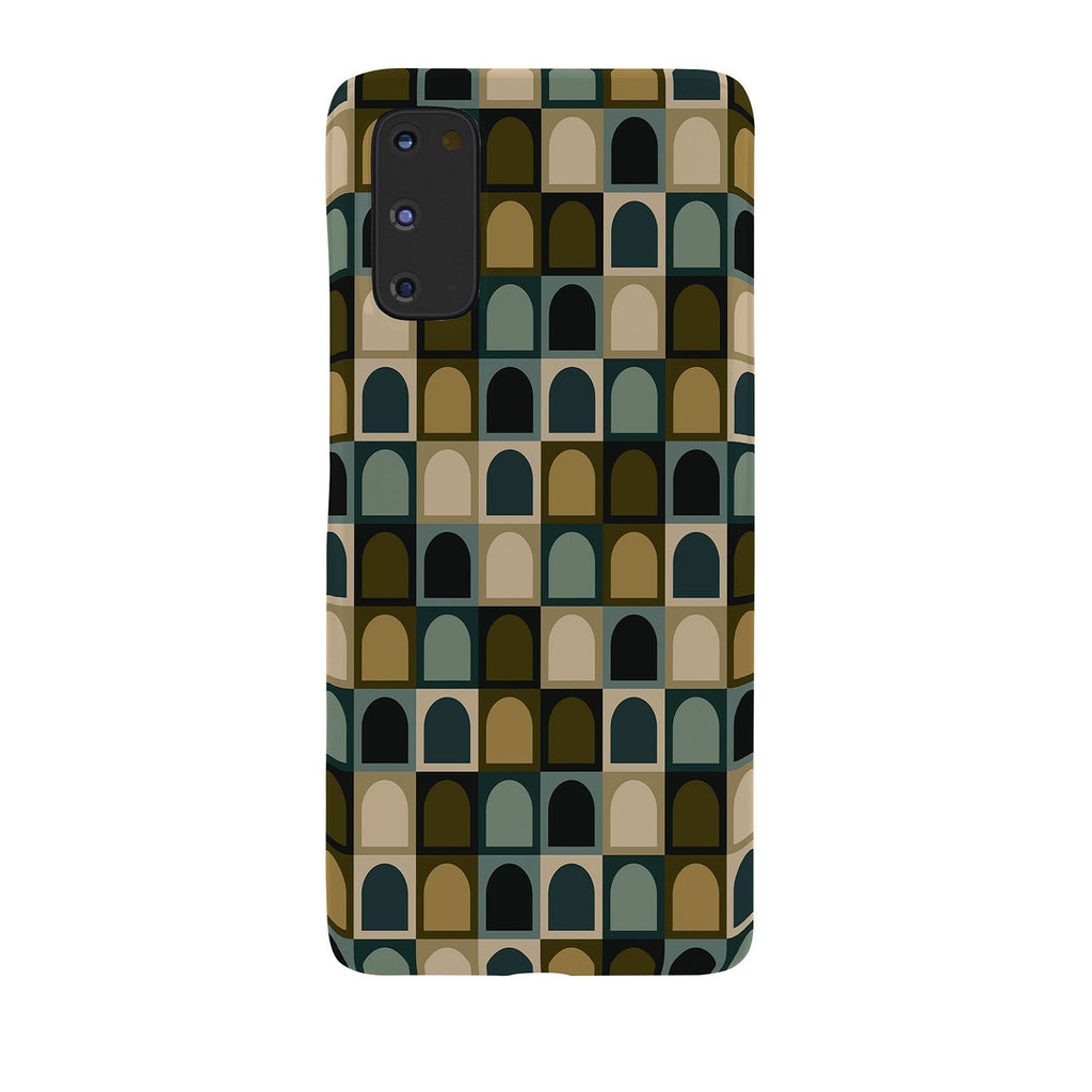 Colour Poems Checker Arches II Earthy Tones Phone Case