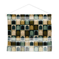 Colour Poems Checker Arches II Earthy Tones Wall Hanging Landscape