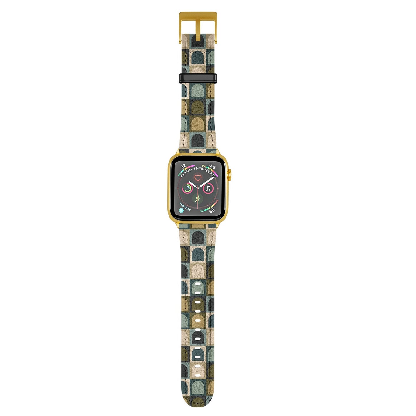Colour Poems Checker Arches II Earthy Tones Apple Watch Band