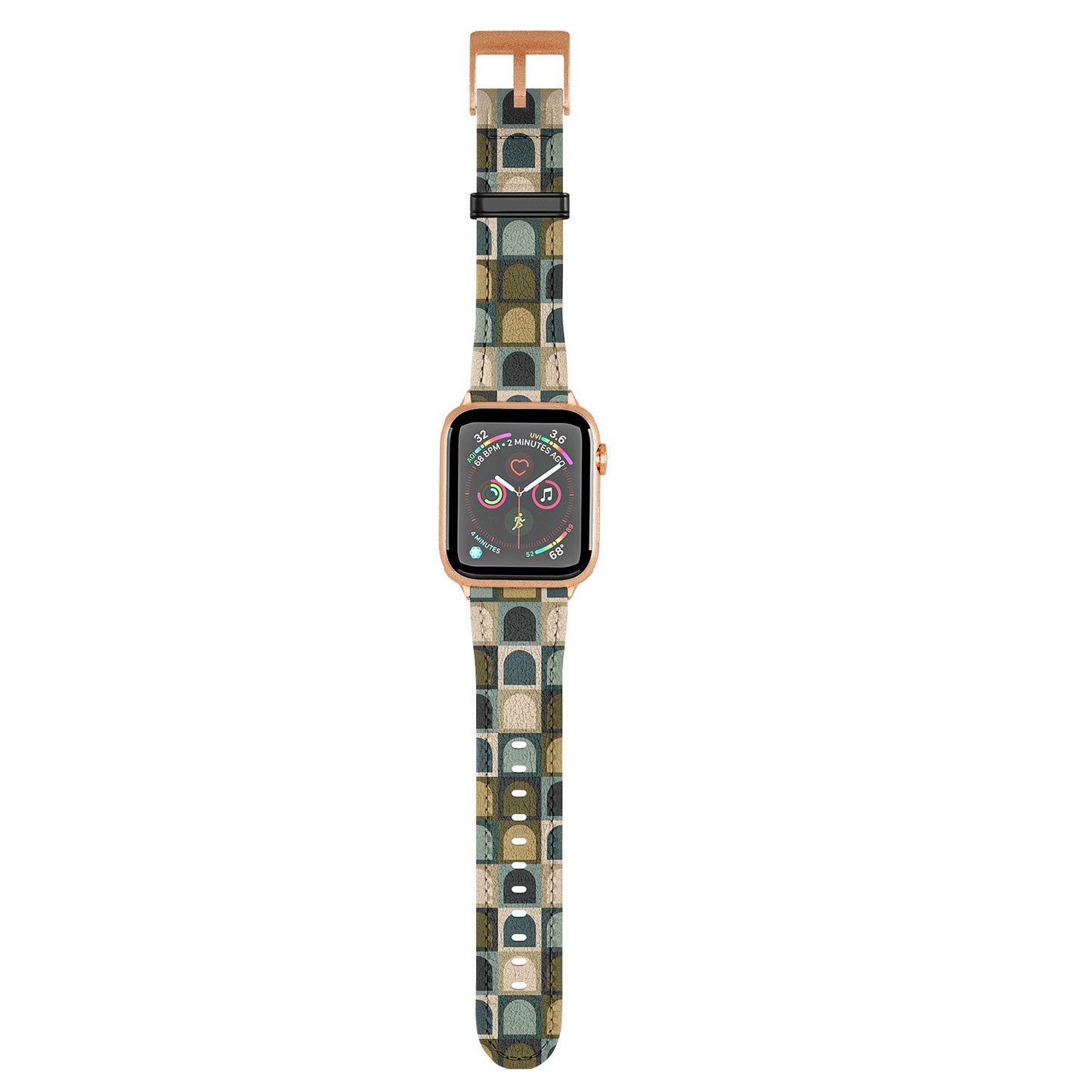 Colour Poems Checker Arches II Earthy Tones Apple Watch Band
