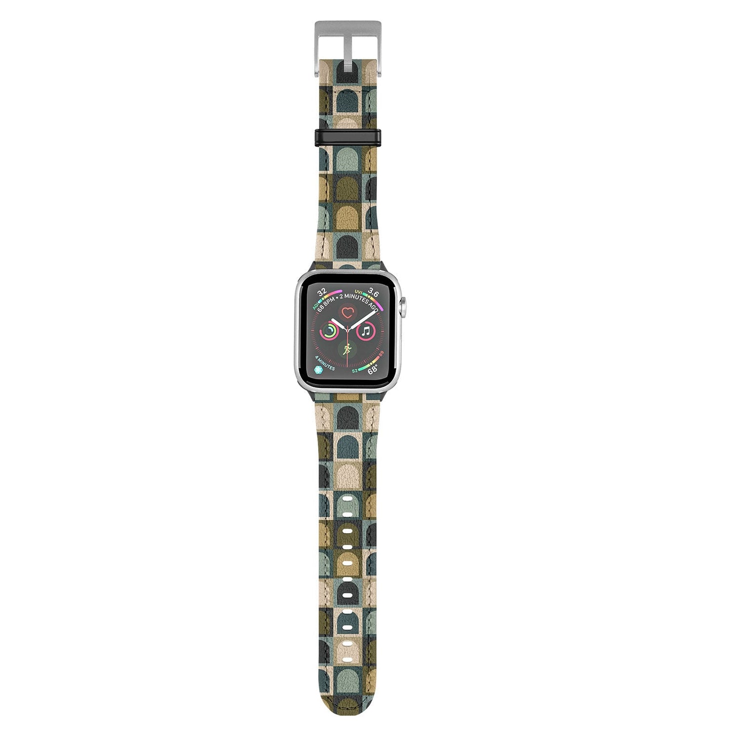 Colour Poems Checker Arches II Earthy Tones Apple Watch Band