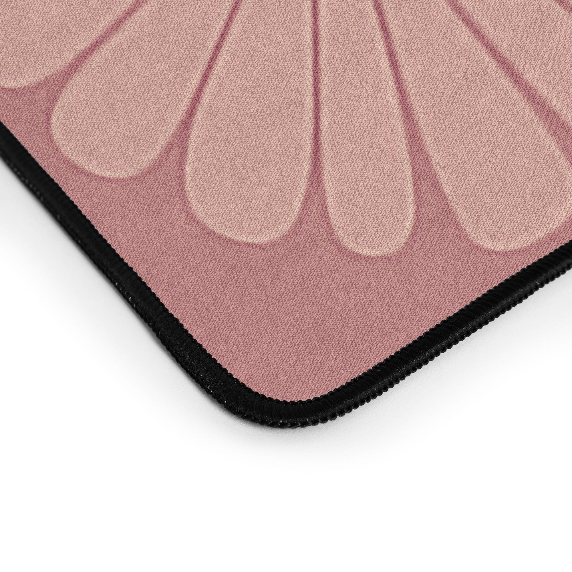 Colour Poems Checker Daisies II Blue Pink Desk Mat