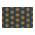 Colour Poems Cheerful Sun Pattern Navy Blue Outdoor Rug