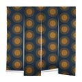 Colour Poems Cheerful Sun Pattern Navy Blue Wall Mural