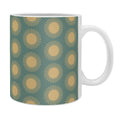 Colour Poems Cheerful Sun Pattern Sage Coffee Mug