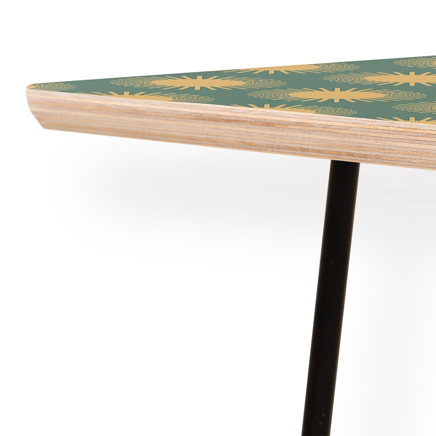 Colour Poems Cheerful Sun Pattern Sage Coffee Table