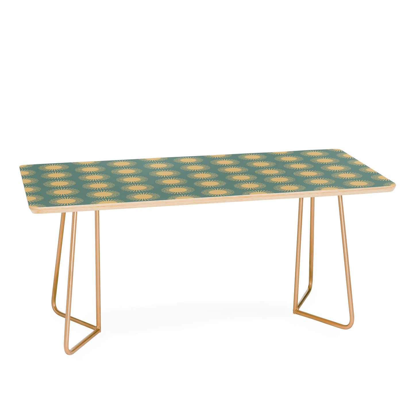 Colour Poems Cheerful Sun Pattern Sage Coffee Table