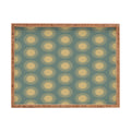 Colour Poems Cheerful Sun Pattern Sage Rectangular Tray