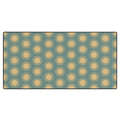 Colour Poems Cheerful Sun Pattern Sage Desk Mat