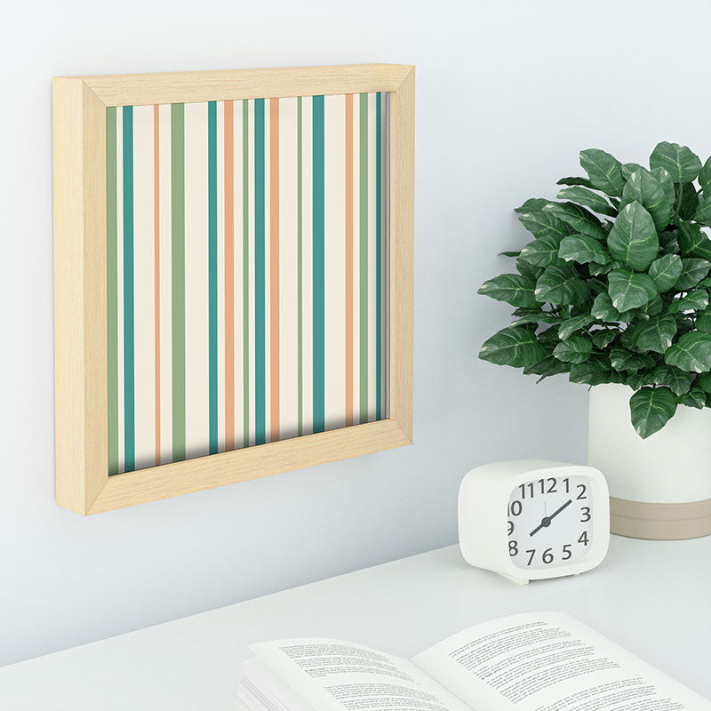 Colour Poems Classic Minimal Stripes II Recessed Framing Square