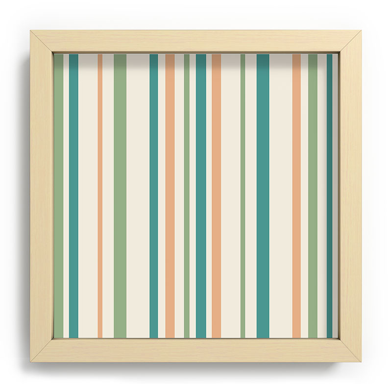 Colour Poems Classic Minimal Stripes II Recessed Framing Square