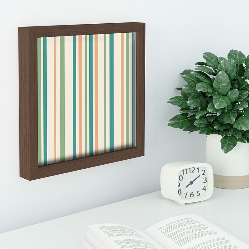 Colour Poems Classic Minimal Stripes II Recessed Framing Square